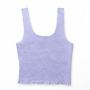 Hollister Smocked Purple Tank Top Small